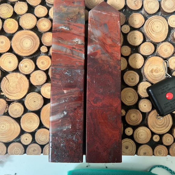 Beautiful Colourful Red Jasper Towers! - Picture 2 of 6